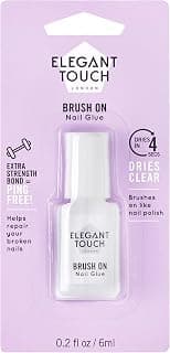Elegant Touch Brush On Nail Glue Clear 6ml product image