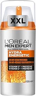 Face Care for Men, Moisturising Cream with Guarana and Vitamin C, Hydra Energy Moisturiser 24H… product image