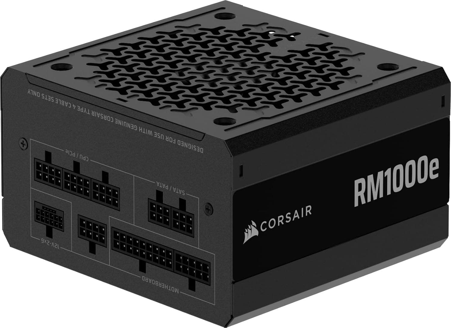 CORSAIR RM1000e (2025) Alimentation ATX Modulaire & Silencieuse – Noir | Avec Câble 12V-2x6,… product image