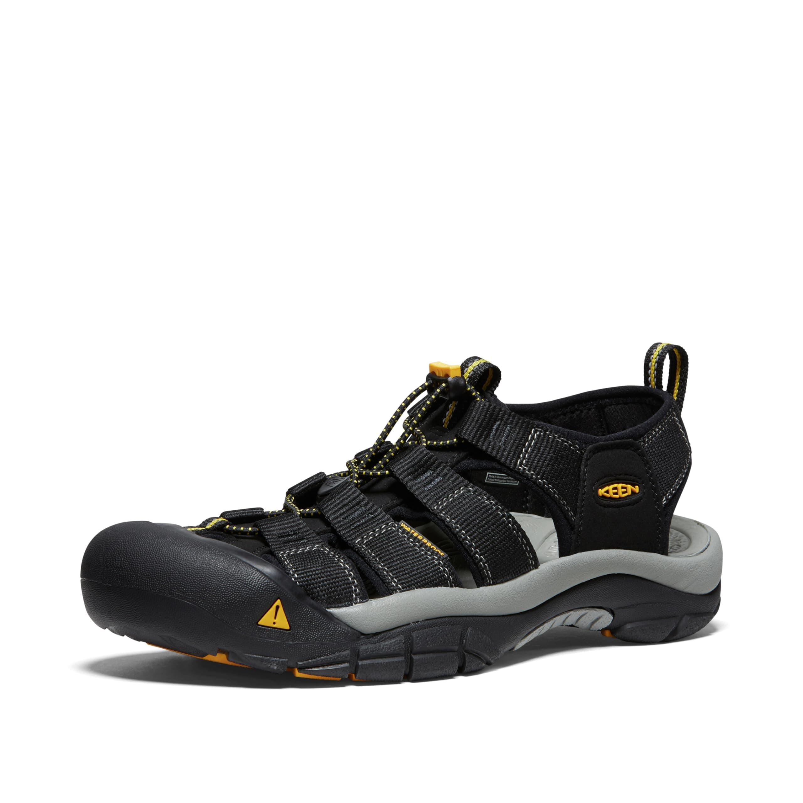 KEEN Men's Newport H2 Closed Toe Water Sandals, Black, 14 product image