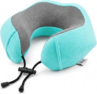 LUGG Travel Memory Foam Neck Pillow with Buckle – Ergonomic Neck Support, Portable &… product image