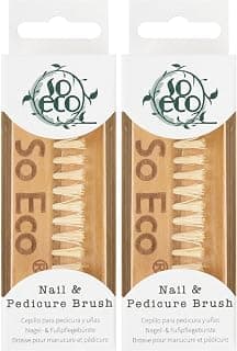 So Eco Nail & Pedicure Brush – Wooden Nail Brush with Natural Sisal Bristles for Effective… product image