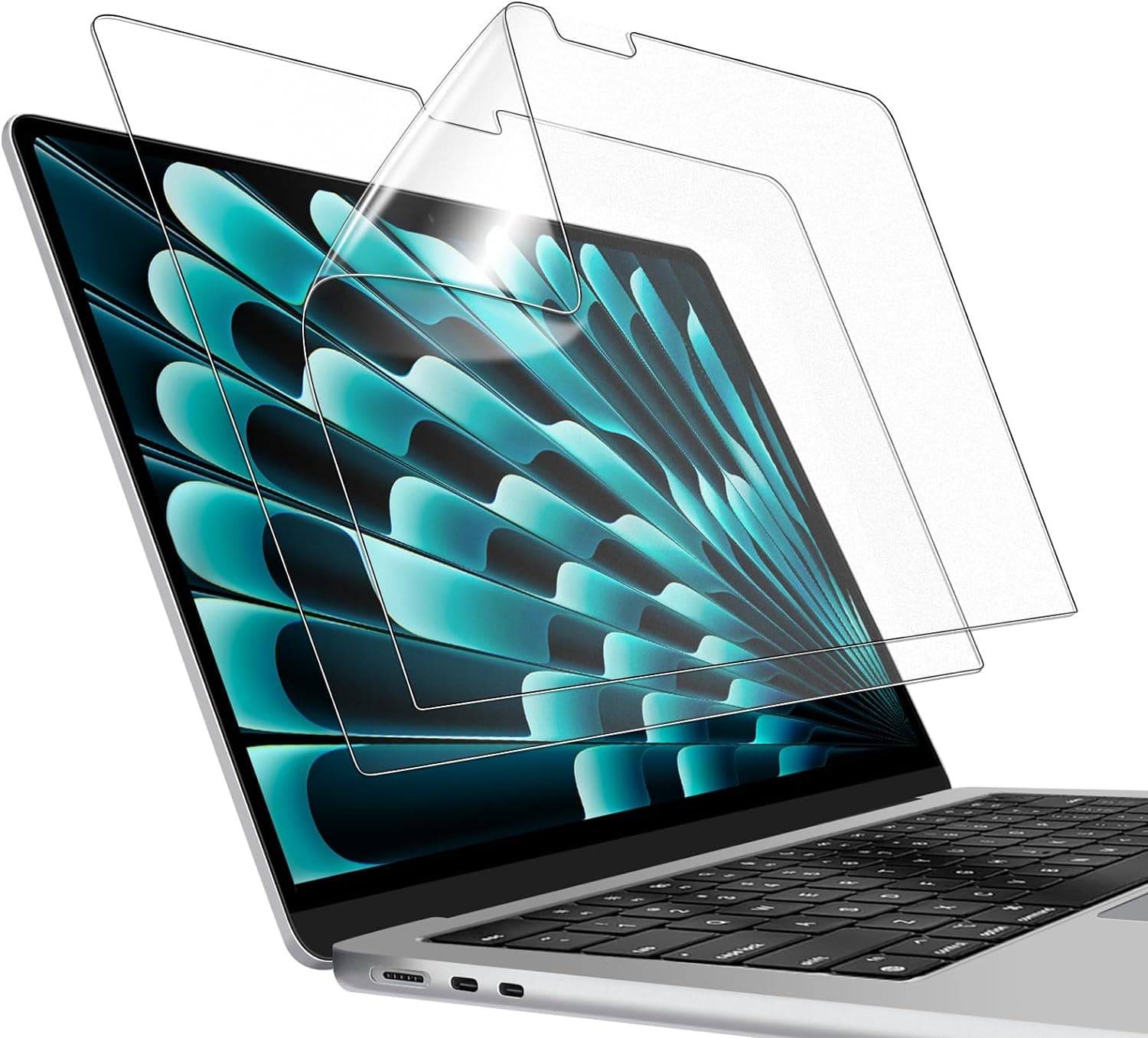 JETech Matowy Ochraniacz Ekranu dla MacBook Air 13" (M2-M5), 2 Sztuki product image