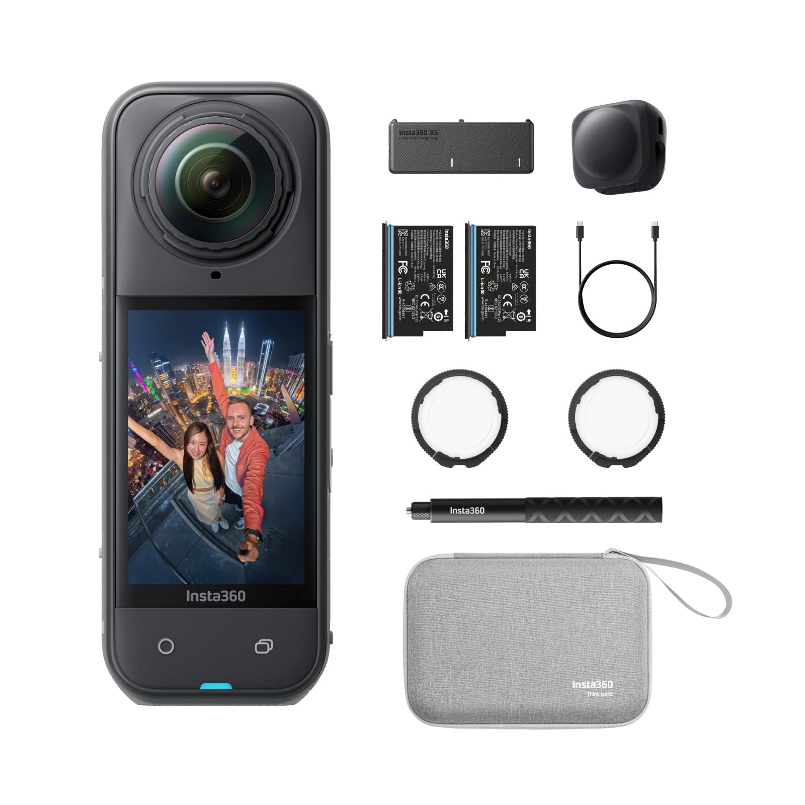 Insta360 X5 Essentials-Bundle - wasserdichte 8K 360°-Kamera, Führend bei wenig Licht,… product image