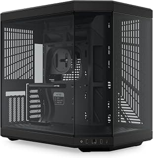 Y70 CS-HYTE-Y70-B Modern Aesthetic Double Chamber Panoramic Tempered Glass ATX Gaming Case… product image