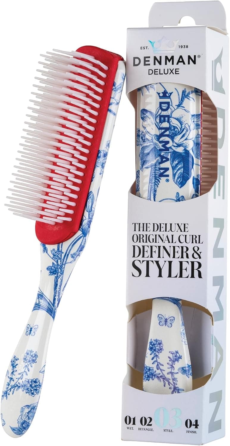 Denman D3 Original Curl Definer & Styler, Curly Hair Brush for Women & Men – 7 Row Detangling… product image