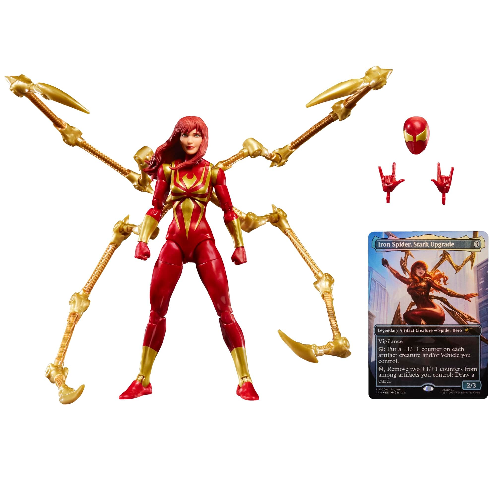 Hasbro Marvel Legends Series Magic: The Gathering Mary Jane Watson (Iron Spider), Spider-Man… product image