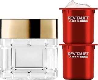 L'Oréal Paris Anti-Age Day Cream Refill Set, Cream Reduces Wrinkles & Tightens Skin with… product image