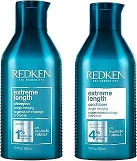 Redken Pflegeset für lange und starke Haare, Anti Haarbruch, Mit Biotin, Extreme Length 300 ml… product image