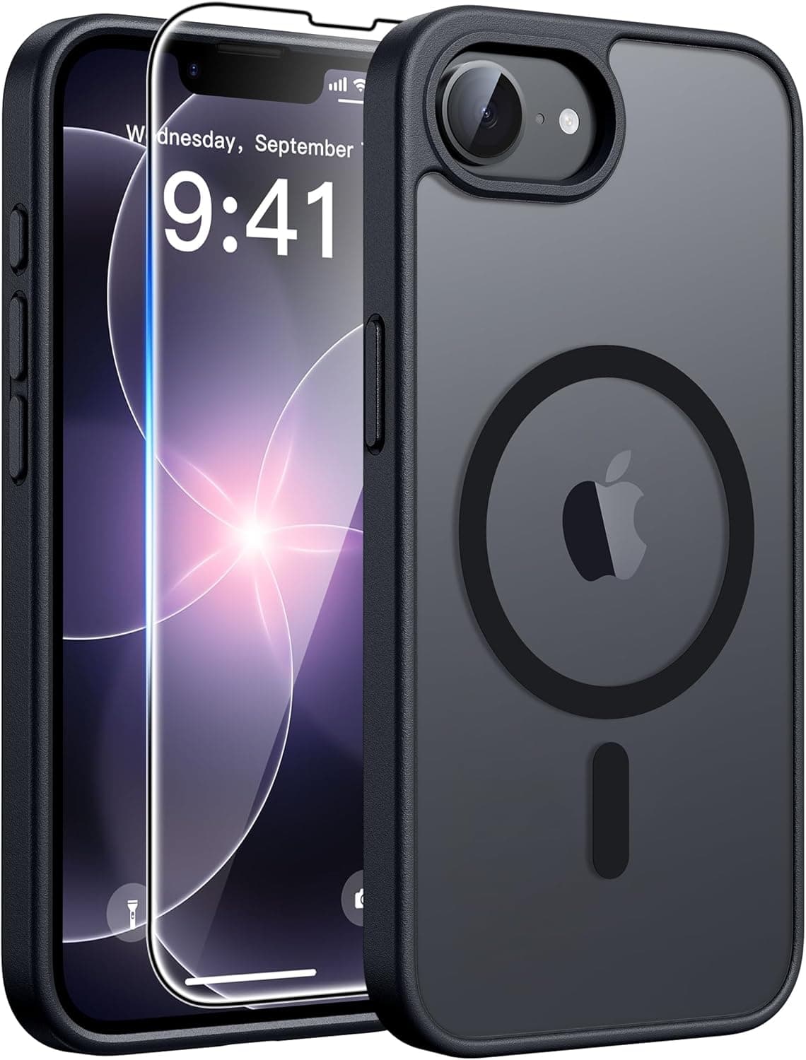 FNTCASE für iPhone 17e/16e Hülle, mit Panzerglas, Kompatibel mit MagSafe | Handyhülle Matte… product image