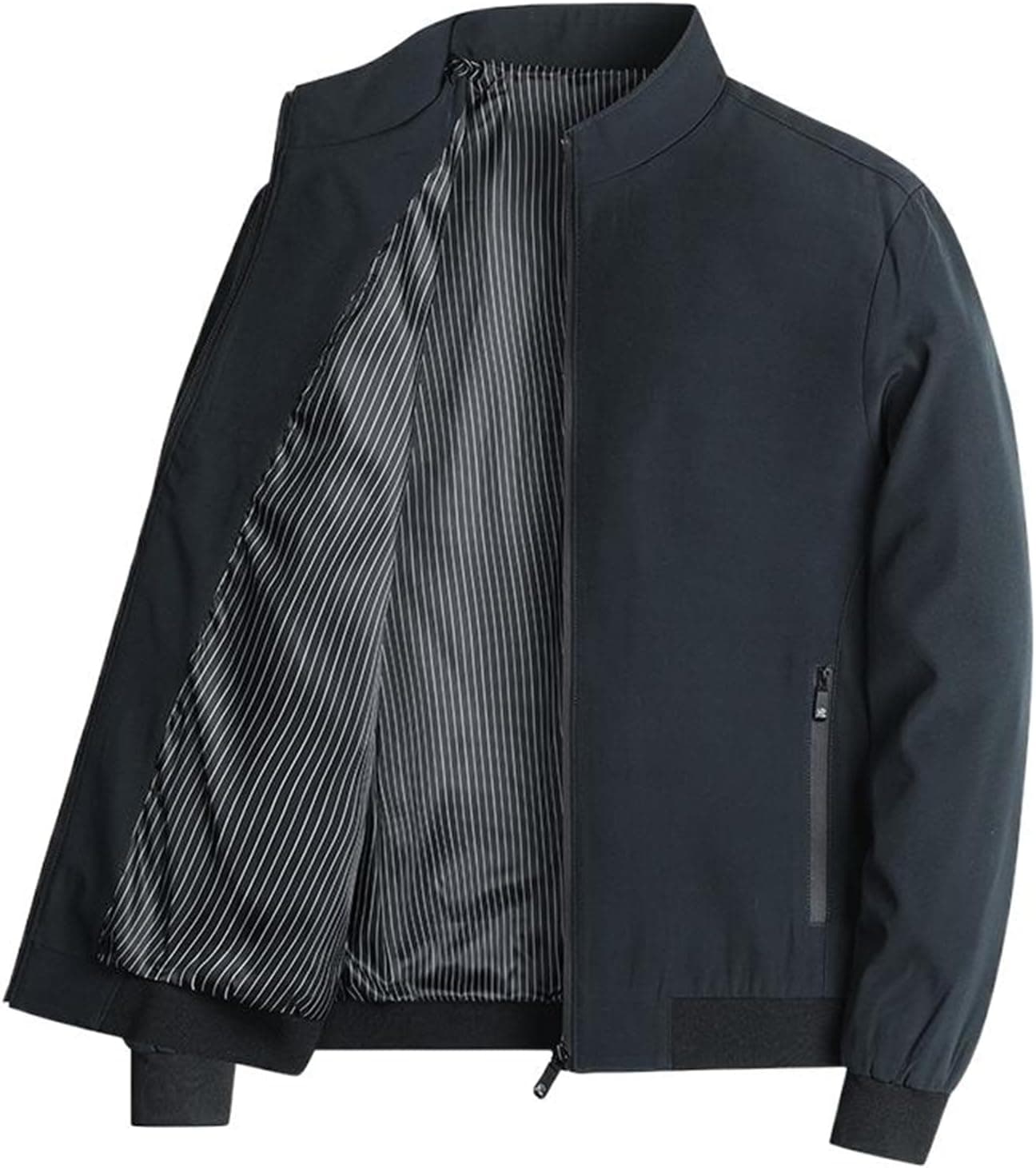 Men's Spring Autumn Business Casual Mao Collar Office Banquet Home Loose Weekend Top Coat product image
