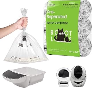40 Pack Cat Litter Box Robot Model 5/4/3 Waste Bags, Automatic Litter Box Liners Bags,… product image