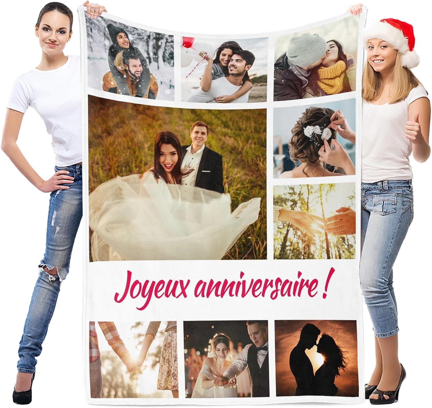 LNM Personalised Blanket with Photo, Customised Photo Blanket, Custom Picture Blankets,… product image