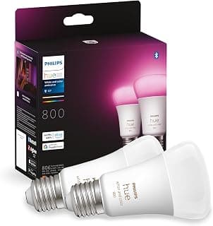 Philips Hue White & Color Ambiance E27 LED Glühbirne, 806lm, 16 Mio. Farben, dimmbar,… product image