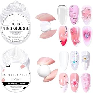 Builder Gel for Nails Builder Gel for Gel Nails 4 in 1 Nail Glue 3D Gel Nail Art Glue Gel… product image