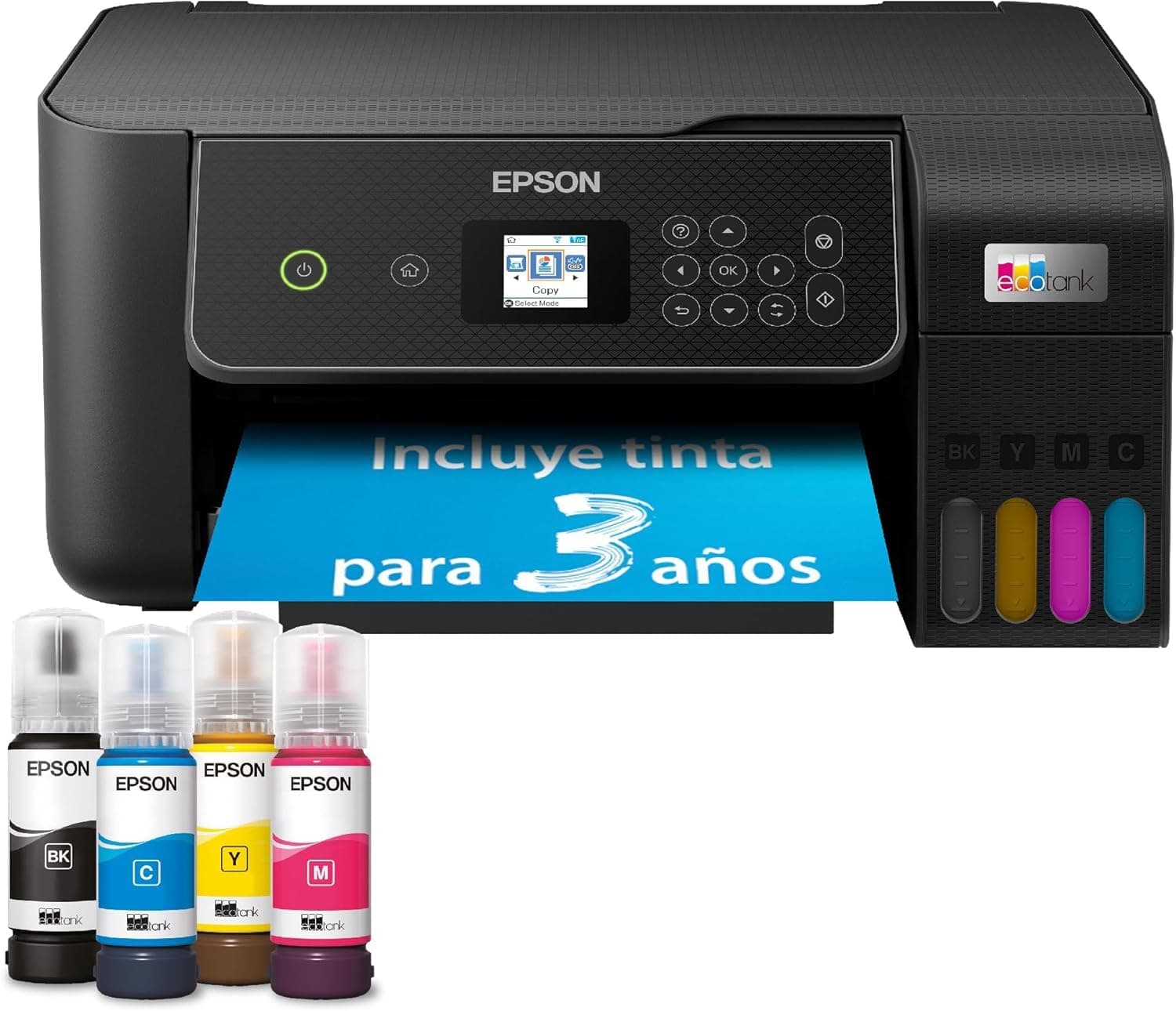 Epson EcoTank ET-2870 Tintentankdrucker | für vielbeschäftigte Haushalte | WLAN | A4 |… product image