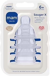Bottle Teat Silicone | 4-piece teat set made of SkinSoft silicone, suitable for any MAM baby… product image