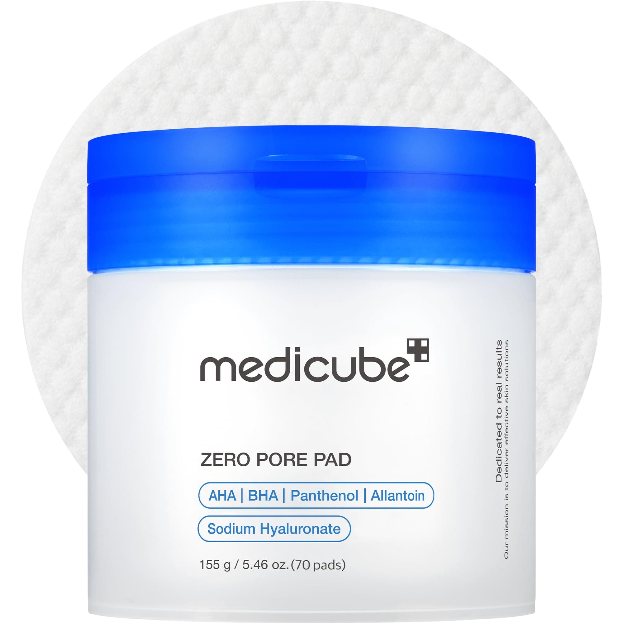 medicube Zero Pore Pad 2.0 | Doppelseitige Toner-Pads mit 4,5% AHA & 0,45% BHA | Für… product image