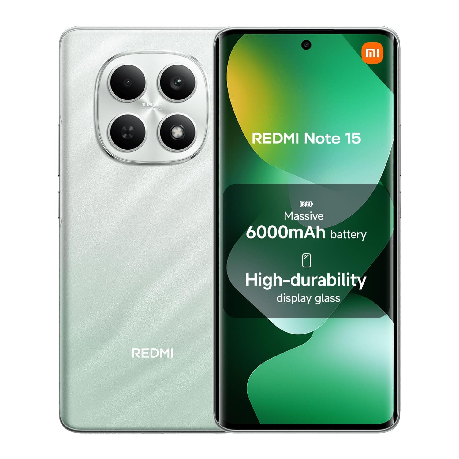 XIAOMI Redmi Note 15, Smartphone 6+128 GB, Massive 6000mAh Battery, Water Resistance, 108MP… product image