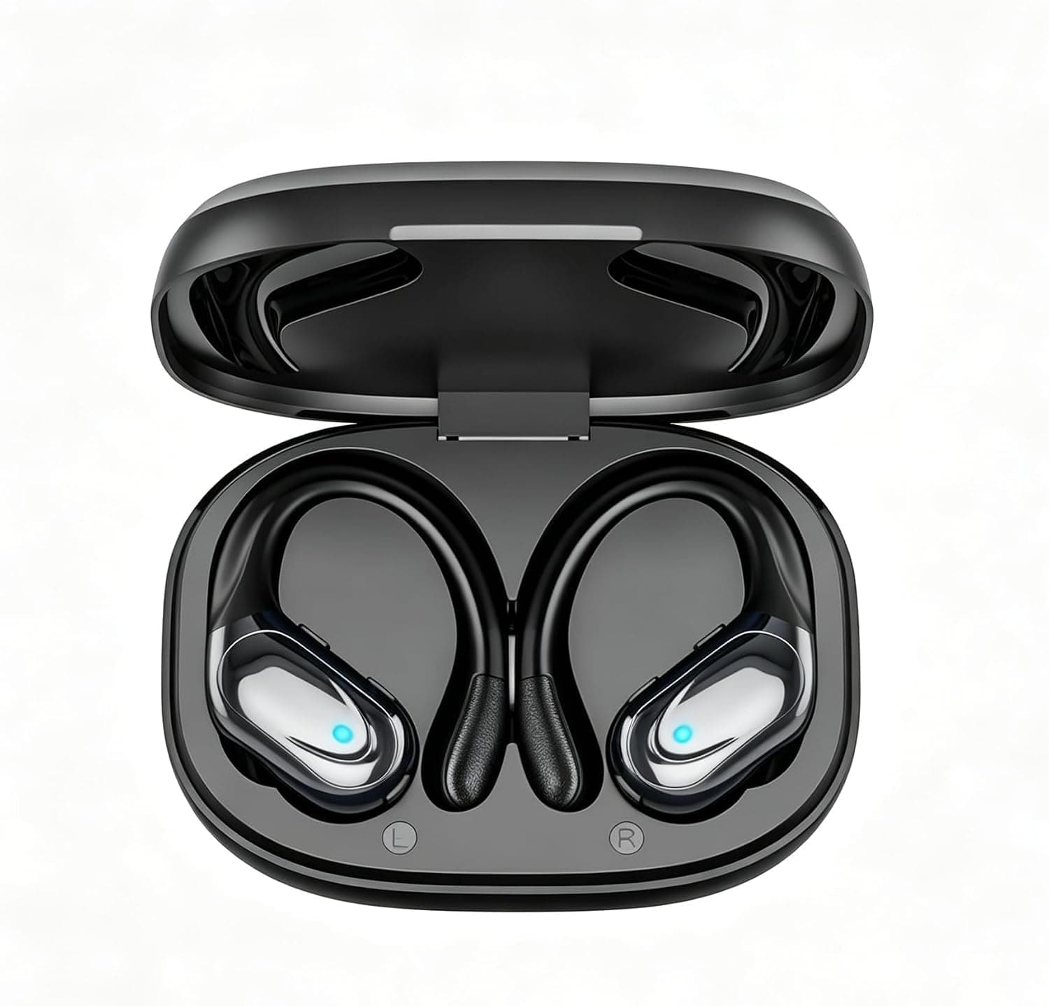 HAOYUYAN Wireless Earbuds, Sports Bluetooth Headphones, 80Hrs Playtime Ear Buds with LED Power… product image