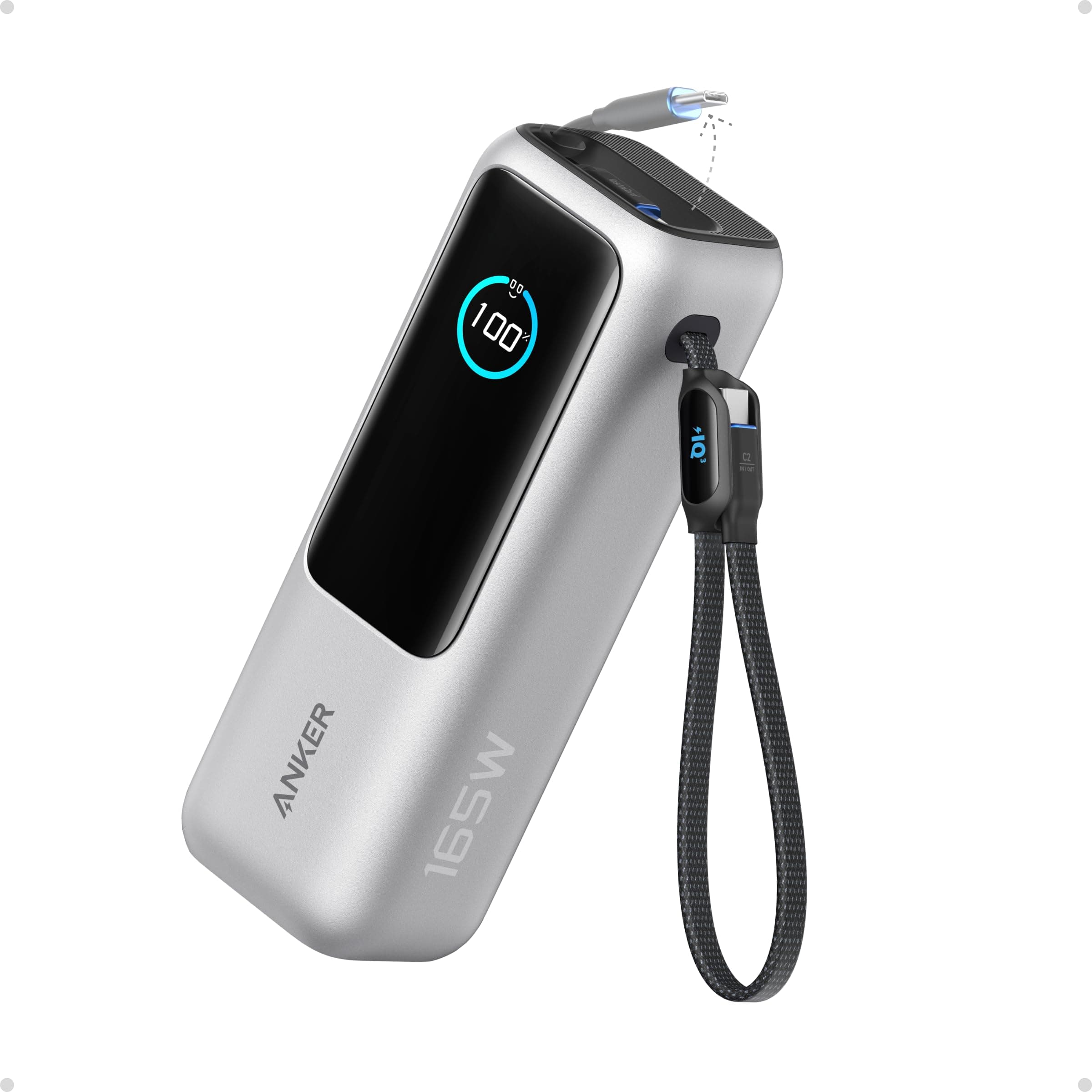 Anker Batterie Externe 25000mAh 165w pour Ordinateurs Portables 3 Ports USB C pour Plusieurs… product image