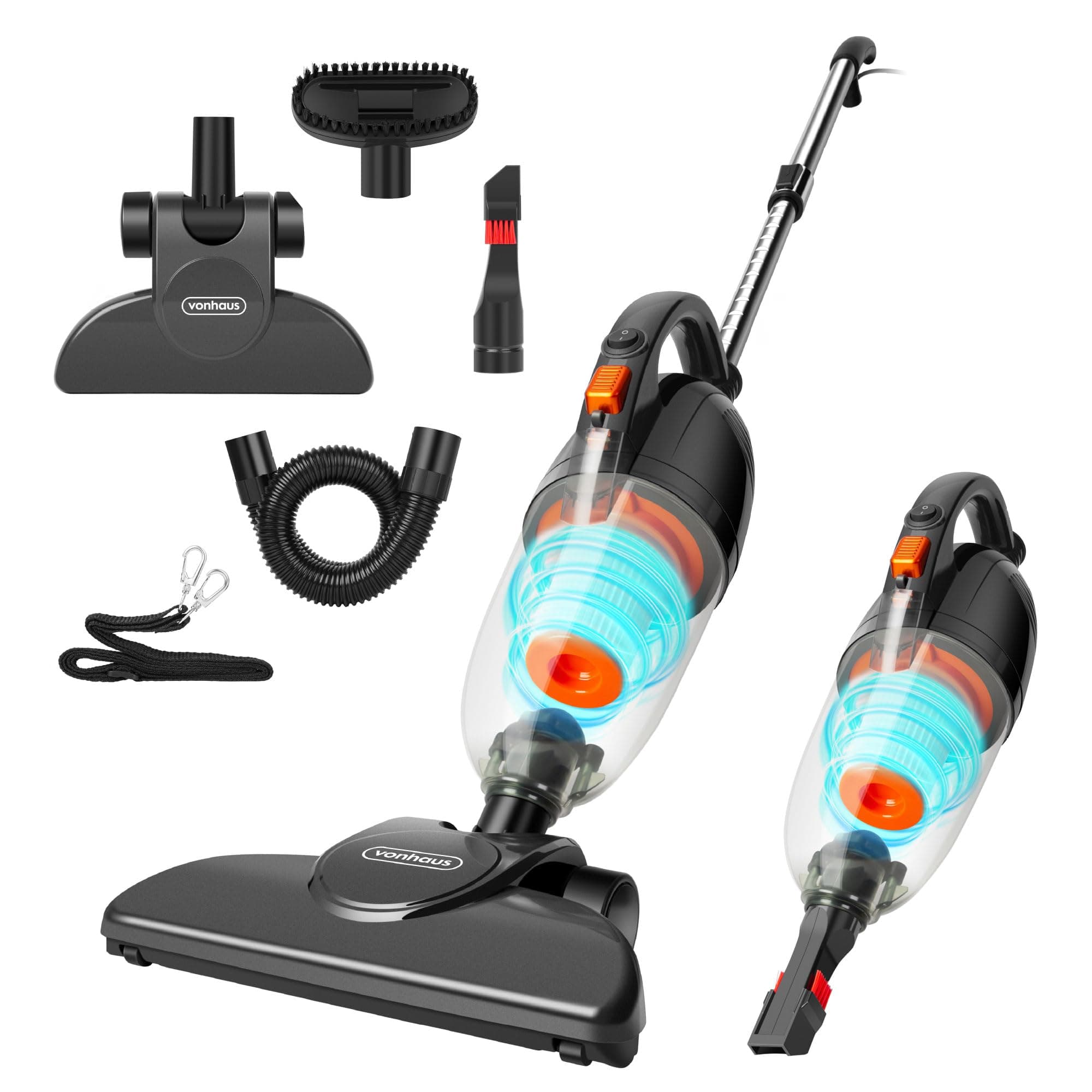 VonHaus Stick Vacuum Cleaner 800W 17000Pa Corded – 2 in 1 Upright & Handheld Vacuum Cleaner… product image