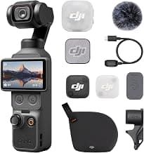 Osmo Pocket 4 Audio Combo With Mic Mini 2 Transmitter, Pocket Gimbal Vlog Camera, 1″ CMOS &… product image