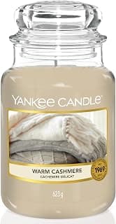 Scented Candle | Warm Cashmere Large Jar | Long Burning Candles: up to 150 Hours | Perfect… product image