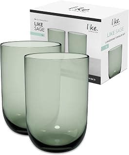 like. by Villeroy & Boch – Like Sage Long Drink Glass Set 2 pces, Coloured Glass Green,… product image