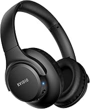 KVIDIO Bluetooth Headphones Over Ear, 65 Hours Playtime Wireless Headphones with Microphone,… product image