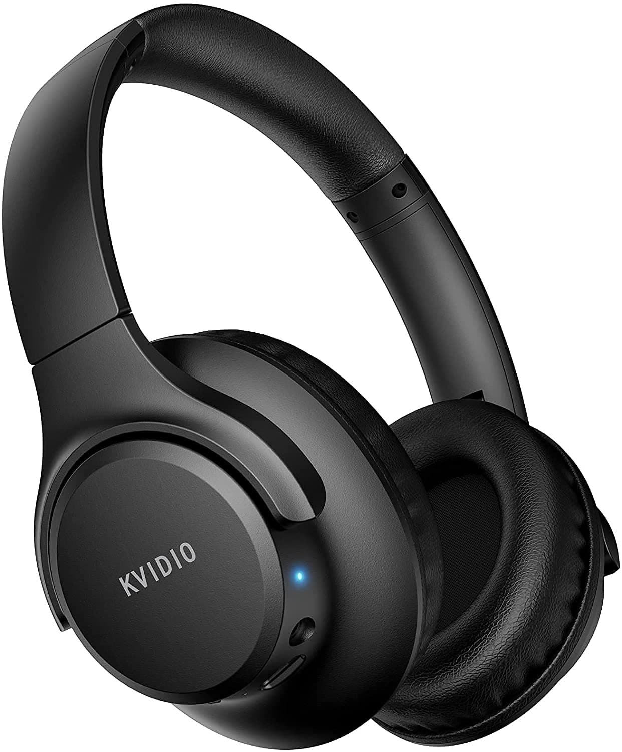 KVIDIO Bluetooth Headphones Over Ear, 65 Hours Playtime Wireless Headphones with Microphone,… product image
