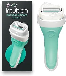 Intuition 2-in-1 Soap & Shave Sensitive Skin Women's Razor, Shaving Handle Plus 1 Replacement… product image
