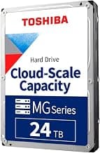 Toshiba MG Series 24TB Internal Enterprise Hard Drive, 3.5" SATA HDD | 7200 RPM, 24/7… product image