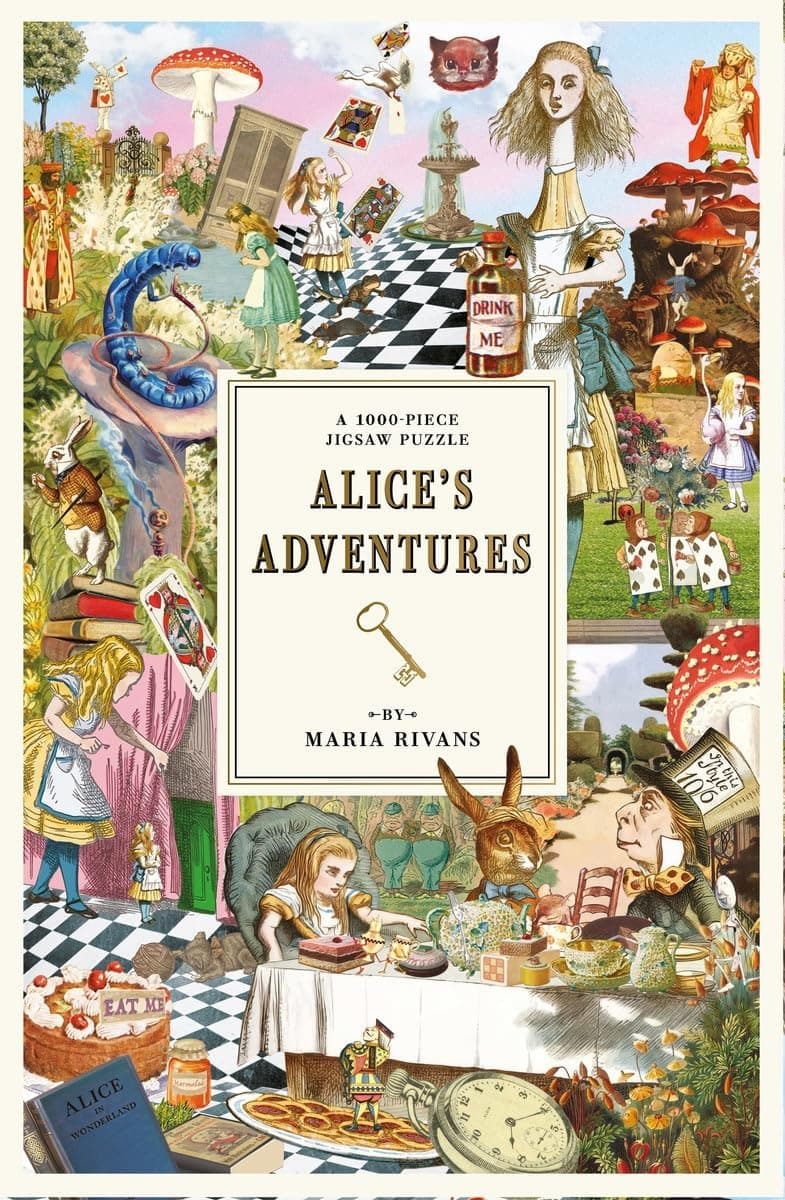 Alice's Adventures: A 1000-Piece Jigsaw Puzzle: A 1000-Piece Jigsaw Puzzle for Adults, Premium… product image