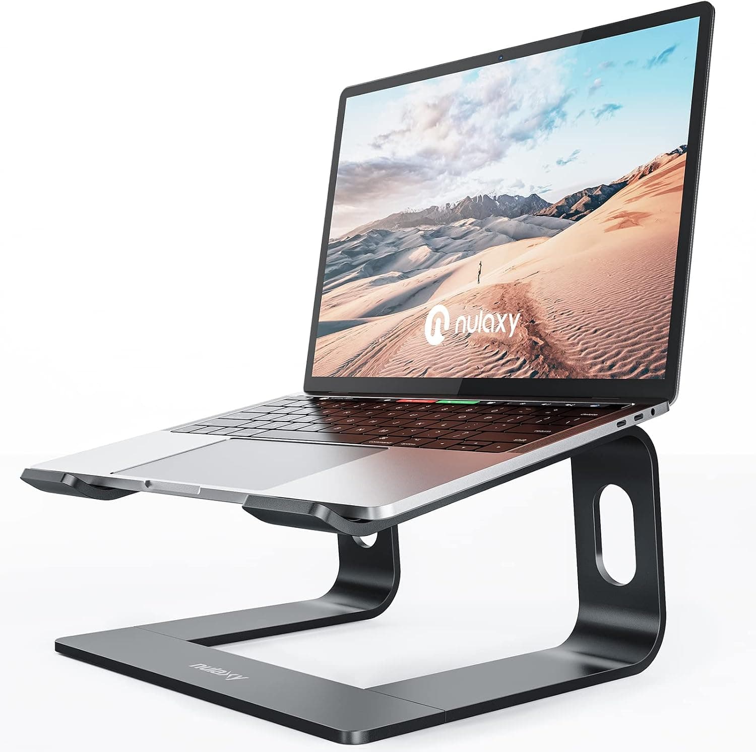 Nulaxy Ergonomic Laptop Stand for Laptops, Aluminium, Compatible with MacBook Air Pro, Dell… product image