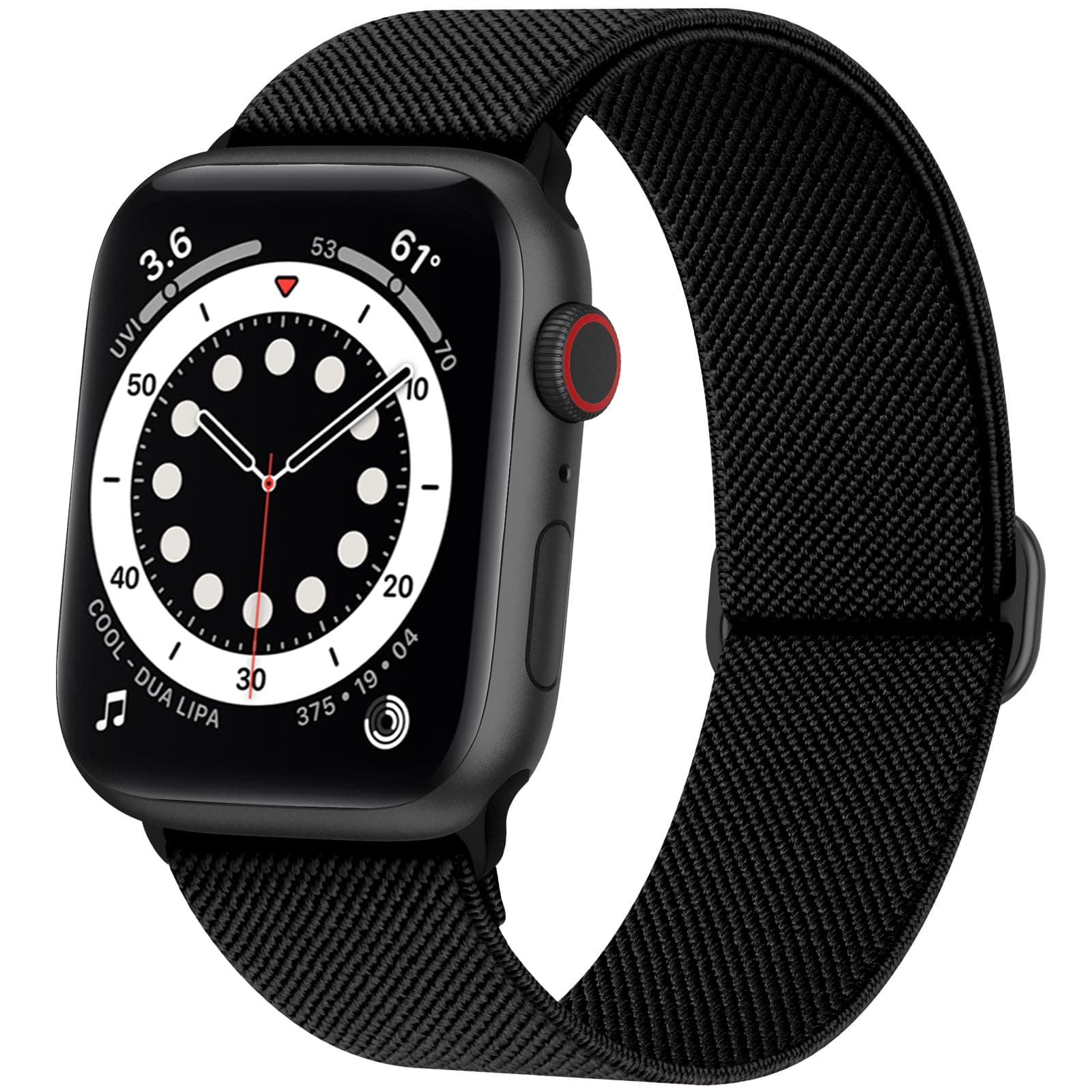 AMSKY Elastisch Solo Loop Band Kompatibel mit Apple Watch Armband 40mm 44mm 42mm 46mm 41mm… product image