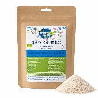 Organic Psyllium Husk Powder | Fine Milled Ispaghula Husk | Soluble Fibre | 200g | Soil… product image