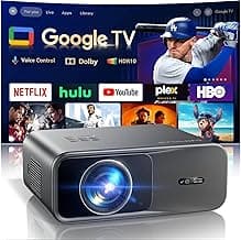 FIFA Projector【Official Google TV/Netflix/Disney/Live TV& Dolby Audio】WiMiUS Smart Projector… product image