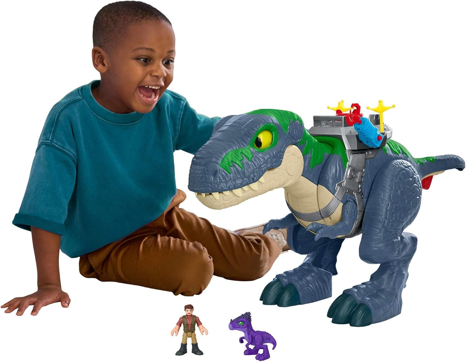 Fisher-Price T-Rex Imaginext 46 cm Redoutable Jaws with Lights, Sounds and Movements and 8 cm… product image