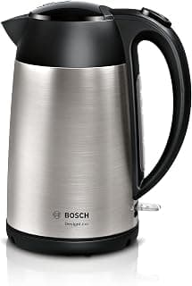 Bosch DesignLine Stainless Steel Cordless Kettle,TWK3P420GB, Silver & Black product image