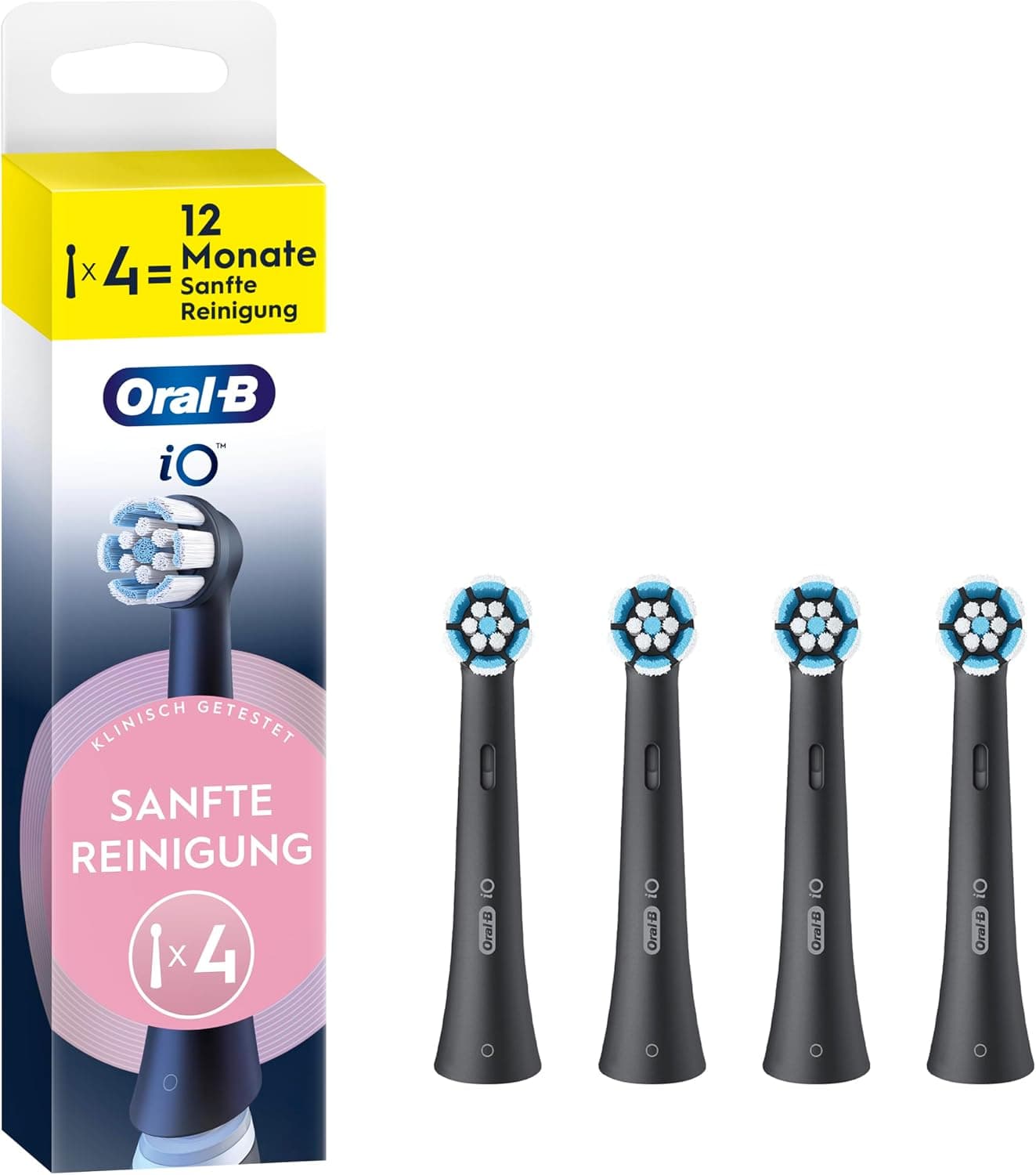 Oral-B iO Sanfte Reinigung – ORIGINAL Aufsteckbürsten für Elektrische Oral-B iO Zahnbürsten –… product image