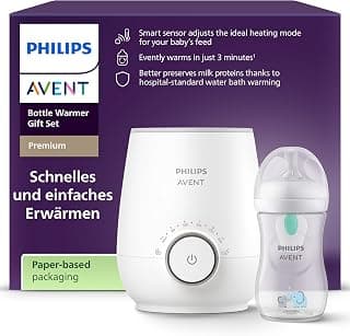 Philips AVENT Bottle Warmer Gift Set - Quick Premium Bottle Warmer and Natural Response Baby… product image