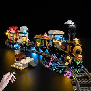 Nitemode Kit d'éclairage LED compatible avec Lego Holiday Express Train 10361, interrupteur… product image