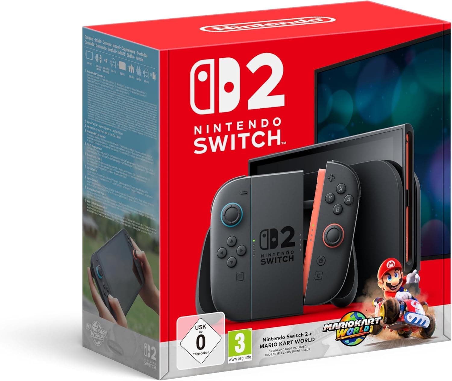 Nintendo Switch 2 - Konsole Black inkl. Mario Kart World (Digital) product image