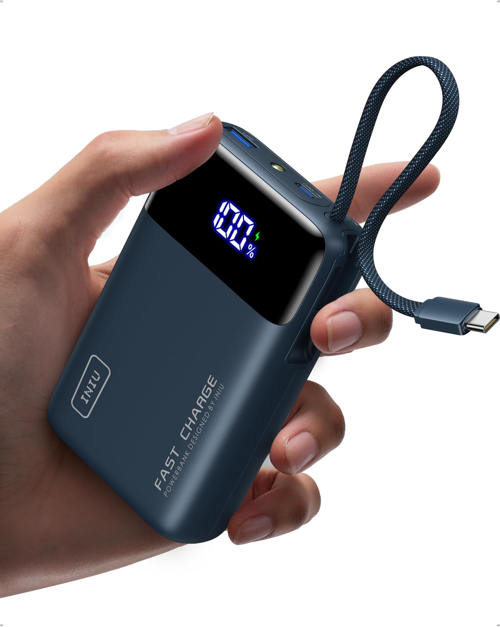 INIU 45W Fast Charging Power Bank, 20000mAh Small Travel Portable Charger product image