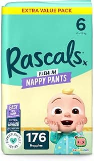 CoComelon Nappy Pants Size 6, 176 Count, UltraFlex 360™ | UltraFlex 360™ Waistband,… product image