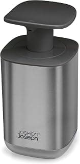 Joseph Joseph Hygienic Easy-Push Soap Dispenser with Wide Pump, Stainless Steel, 12 product image