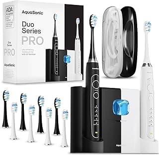 Aquasonic - Duo Series PRO UV Electric Toothbrush | ADA Accepted Electric Toothbrushes with UV… product image