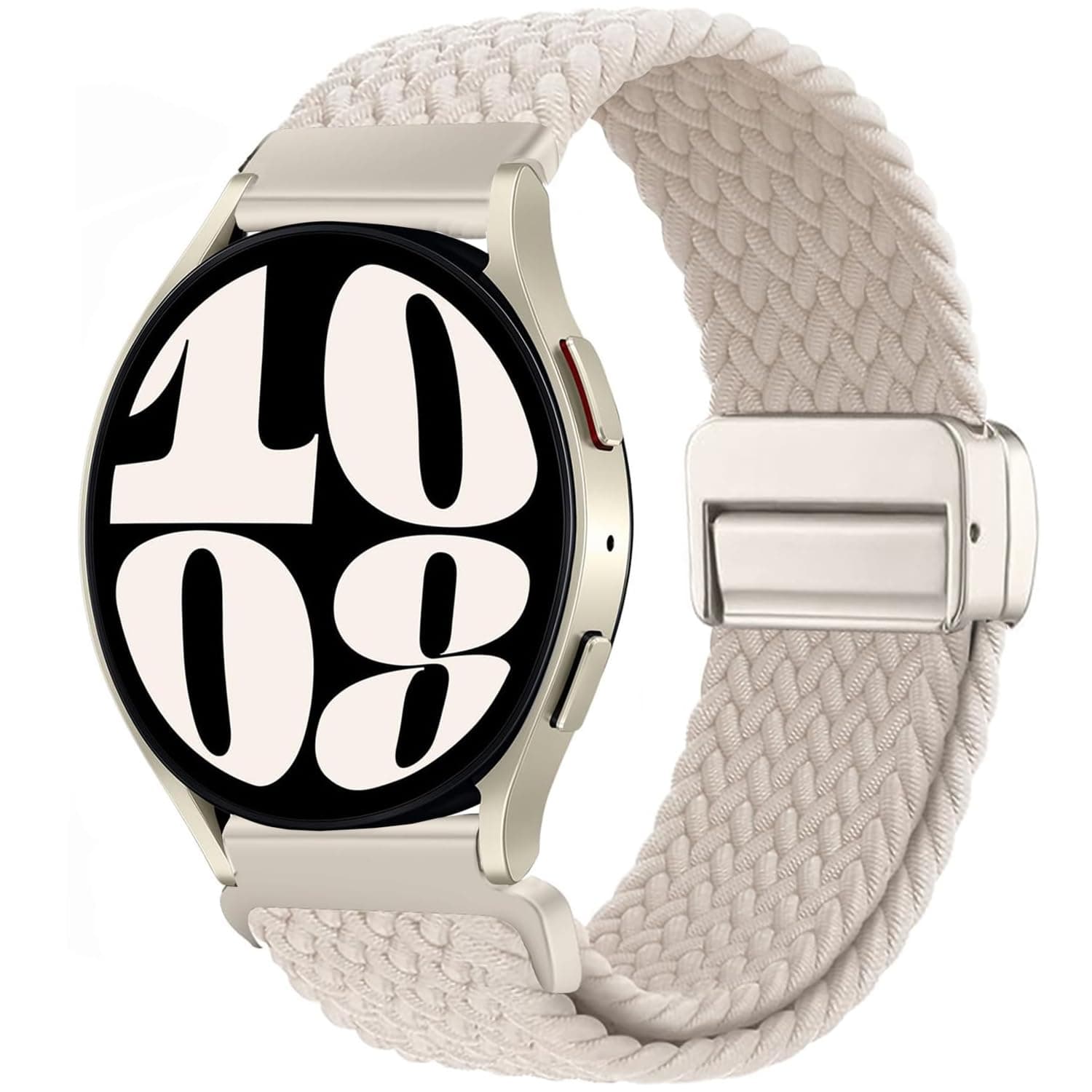 Issinlky Nylon Braided Band for Galaxy Watch 7/FE/6/5/4 40mm 44mm, 20mm Elastic Strap for… product image