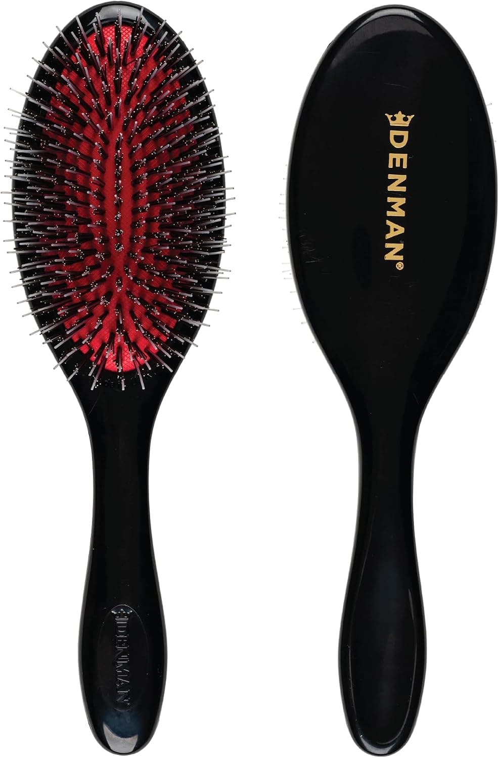 Denman Boar Bristle Hair Brush - Smoothing & Shine Enhancing for Slick Back Styles, Curl… product image
